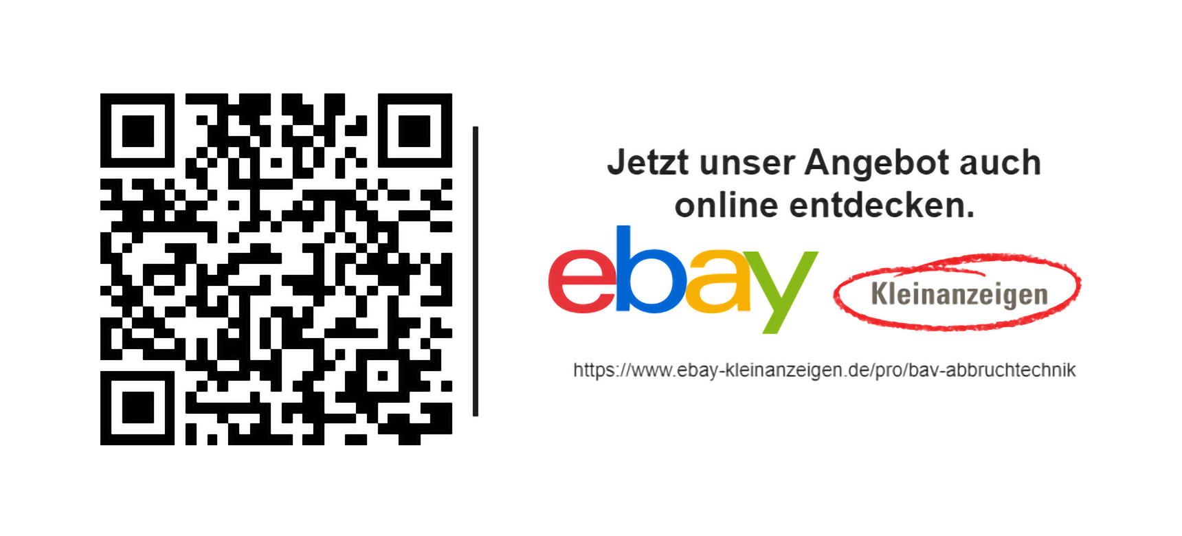 BAV bei Ebay Kleinanzeigen